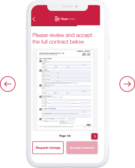 Give your tenants a simple mobile signing experience